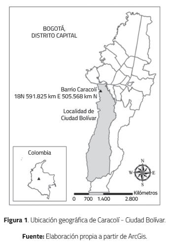 Ubicaci&oacute;n geogr&aacute;fica de Caracol&iacute; - Ciudad Bol&iacute;var.