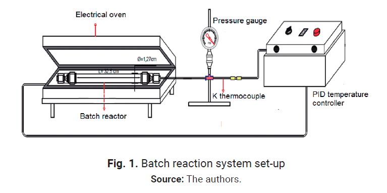 Batch reaction system set-up