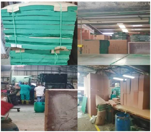 Instalaciones de la pyme productora de espumas fenólicas 
