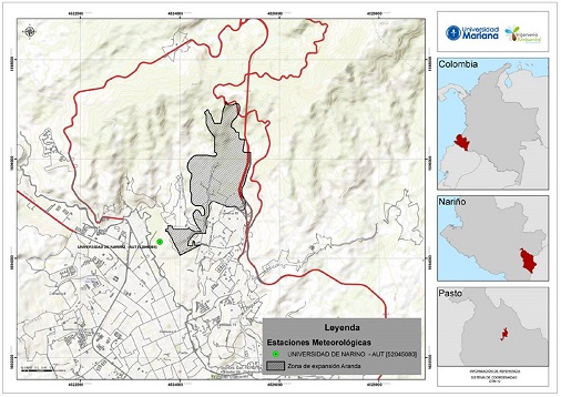 Mapa de ubicaci�n de la zona de expansi�n Aranda