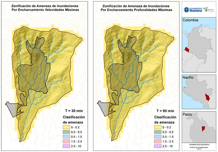 Zonificaci�n de amenaza de inundaciones por encharcamiento - M�todo FEMA