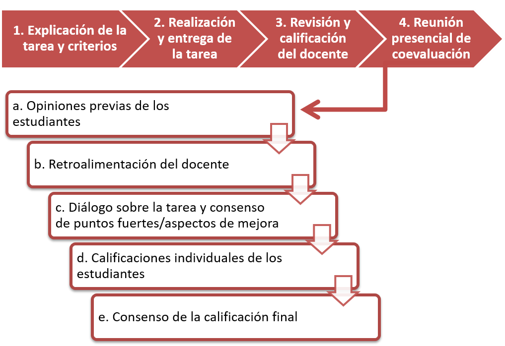 Proceso de la experiencia de calificacin compartida