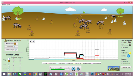 Captura de pantalla de Selecci&oacute;n Natural.