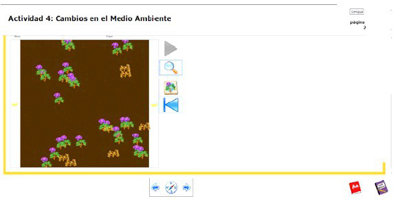 Captura de pantalla de Cambios en el Medio Ambiente.