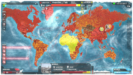 Captura de pantalla de Plague Inc: Evolved.