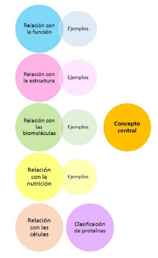 Leyenda de los elementos y colores de los modelos representados en los diferentes cursos