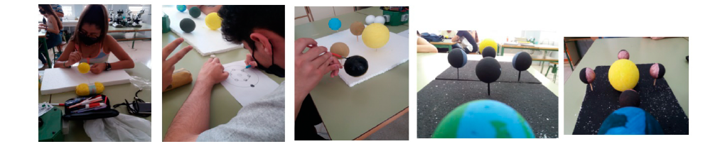 Realizacin de maquetas de las fases de Venus