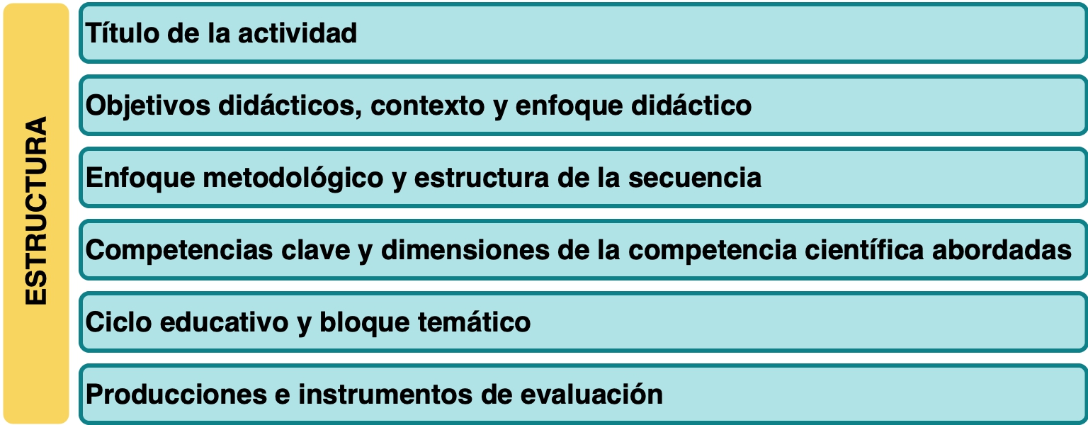 Estructura de las transposiciones did�cticas elaboradas.