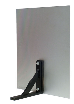 Pantalla reflectora de aluminio.