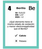 Modelo de carta con la que van a jugar los y las estudiantes.