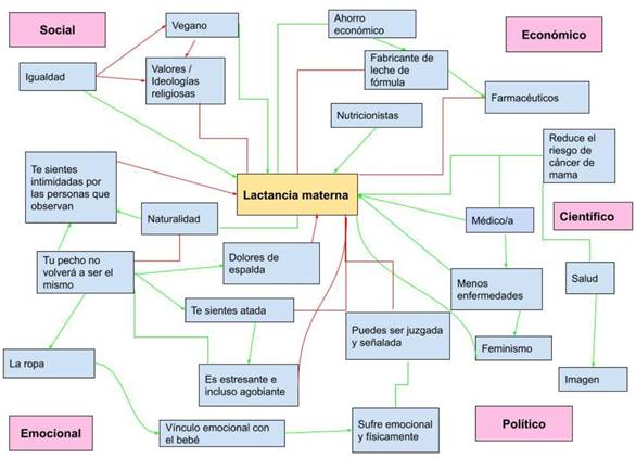 Ejemplo de un mapa de controversia realizado por un grupo de PFI