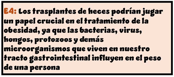 Ejemplo de enunciado que el alumnado deber� clasificar como veraz o falso.