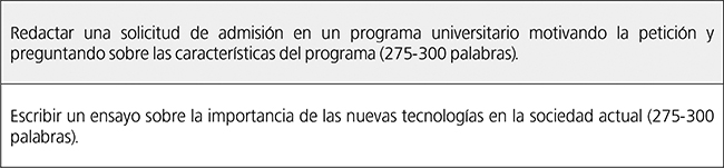 Tipo de texto para el Nivel B2 – Instituto Cervantes/CAES.