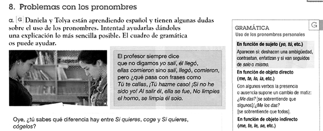 Español Lengua viva 4, p. 69.