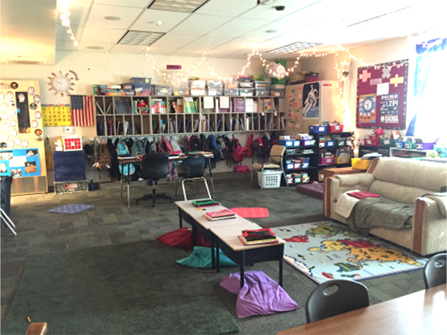 Ejemplo de un aula inspirada en el Feng Shui