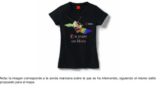 Diseo de camiseta realizada por las estudiantes