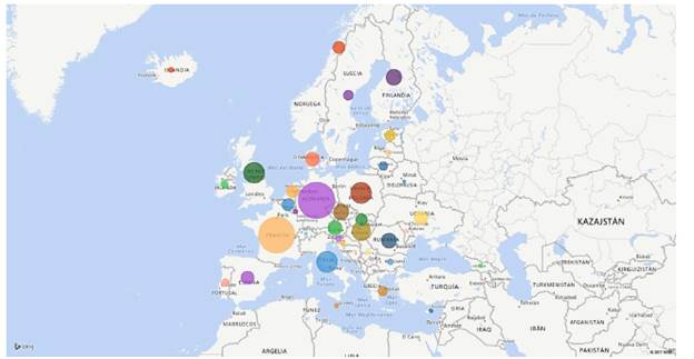 Hermanamientos de Europa.