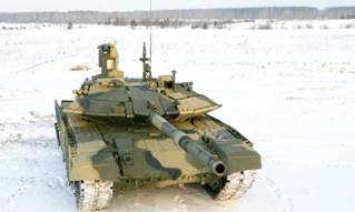 A versão modernizada do Carro de Combate т-90, chamada "т-90 C" 