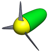 Illustration of the hydrokinetic turbine type proposed in current study.