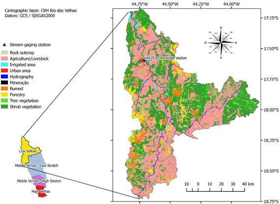 Land cover in the Low Velhas region, year 2013.
