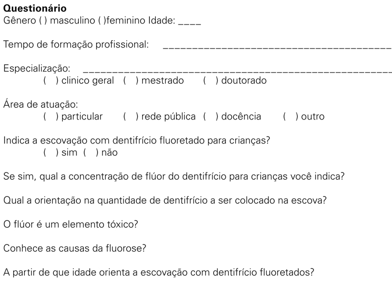 Anexo: Question&aacute;rio