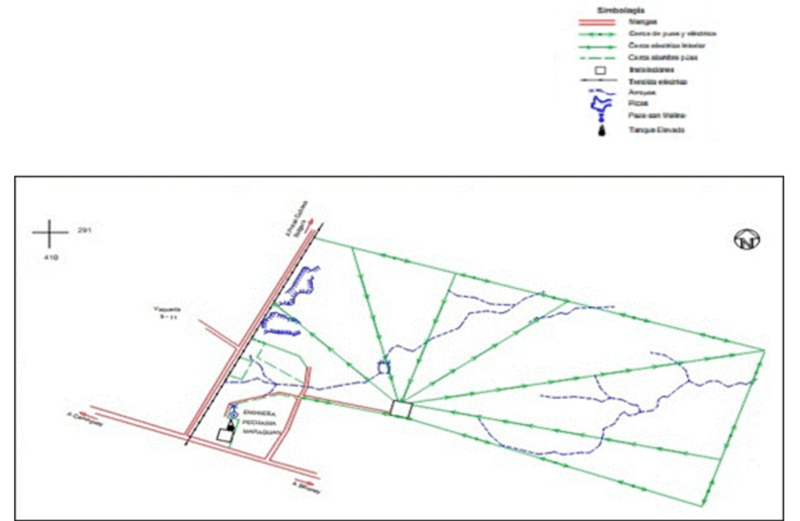 General diagram of a typical dairy farm (ENPA, 2020)
