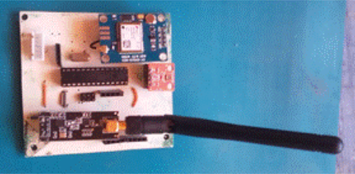 Prototype of information emitting module.