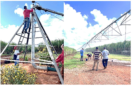 BAYATUSA-WESTERN electrical center pivot machine.