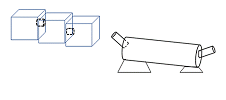 Experimental installation of the plug-flow anaerobic reactor.
