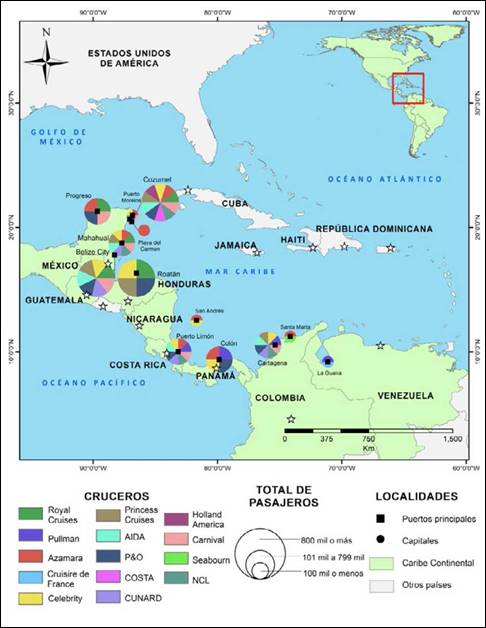 Destinos y cruceros en el Caribe Continental en 2016