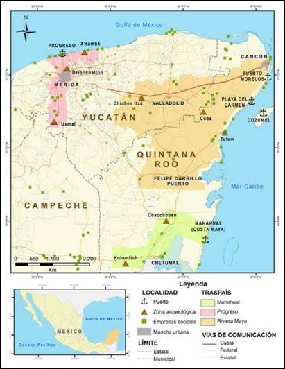 Los traspaíses de la Península de Yucatán