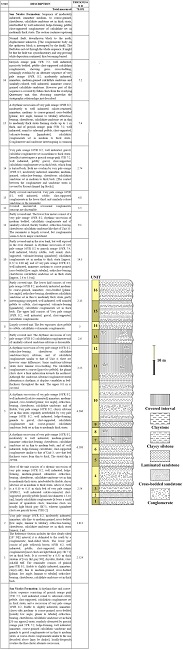 Schematic profile of the San Nicolás Formation Principal Reference Section.
