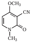 Estructura de la ricinina