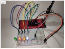 Configuraci&oacute;n electr&oacute;nica para registrar la temperatura.