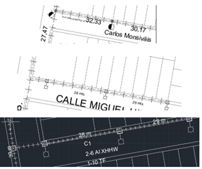 Línea de alumbrado público subterránea