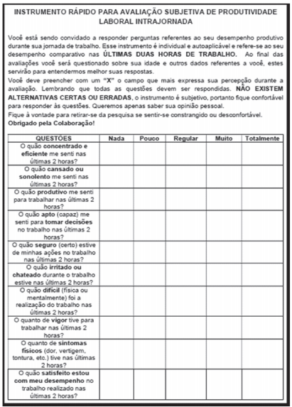 Versão final do instrumento