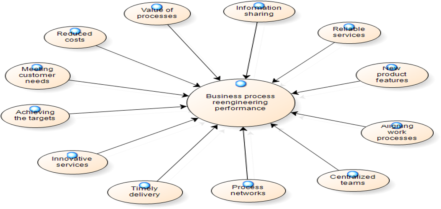 Perceptions of Business process reengineering performance