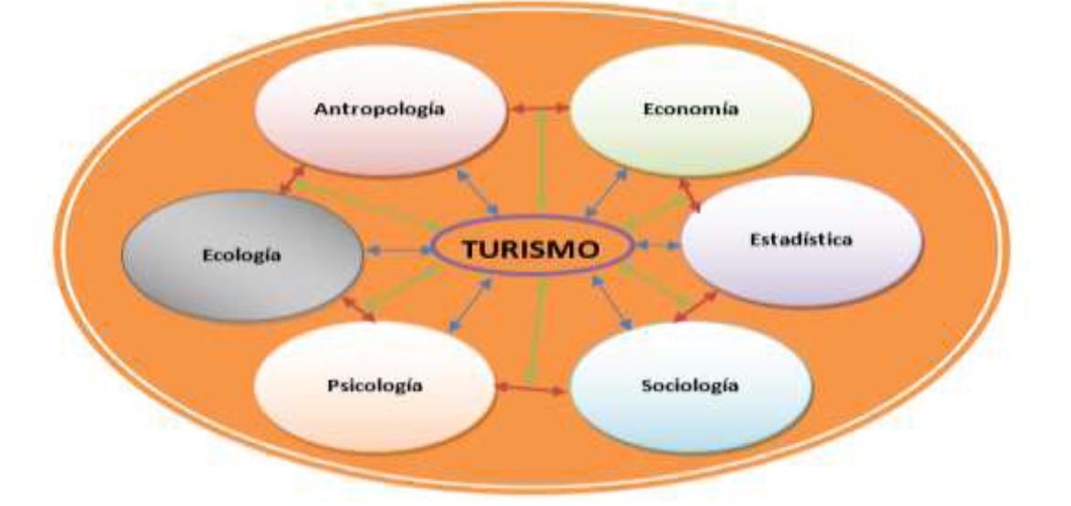 Figura 3. Transdisciplinariedad del Turismo.
