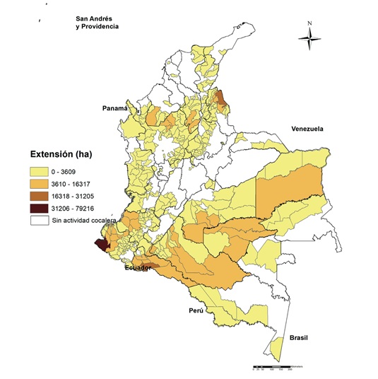 La extensión de la actividad cocalera durante la segunda administración Santos*