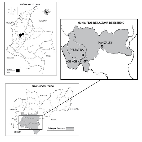 Mapa de ubicación de la zona de estudio