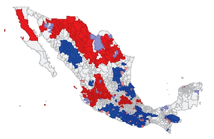 An&aacute;lisis de autocorrelaci&oacute;n espacial local (LISA) de la cobertura de los servicios p&uacute;blicos